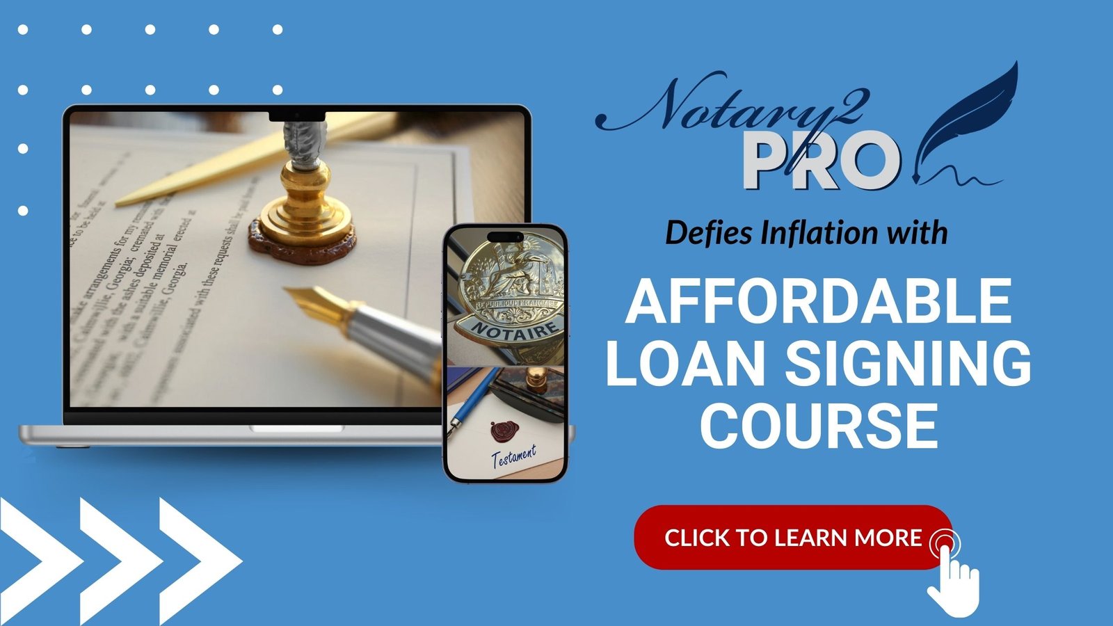 Notary2Pro Defies Inflation with Affordable Loan Signing Course