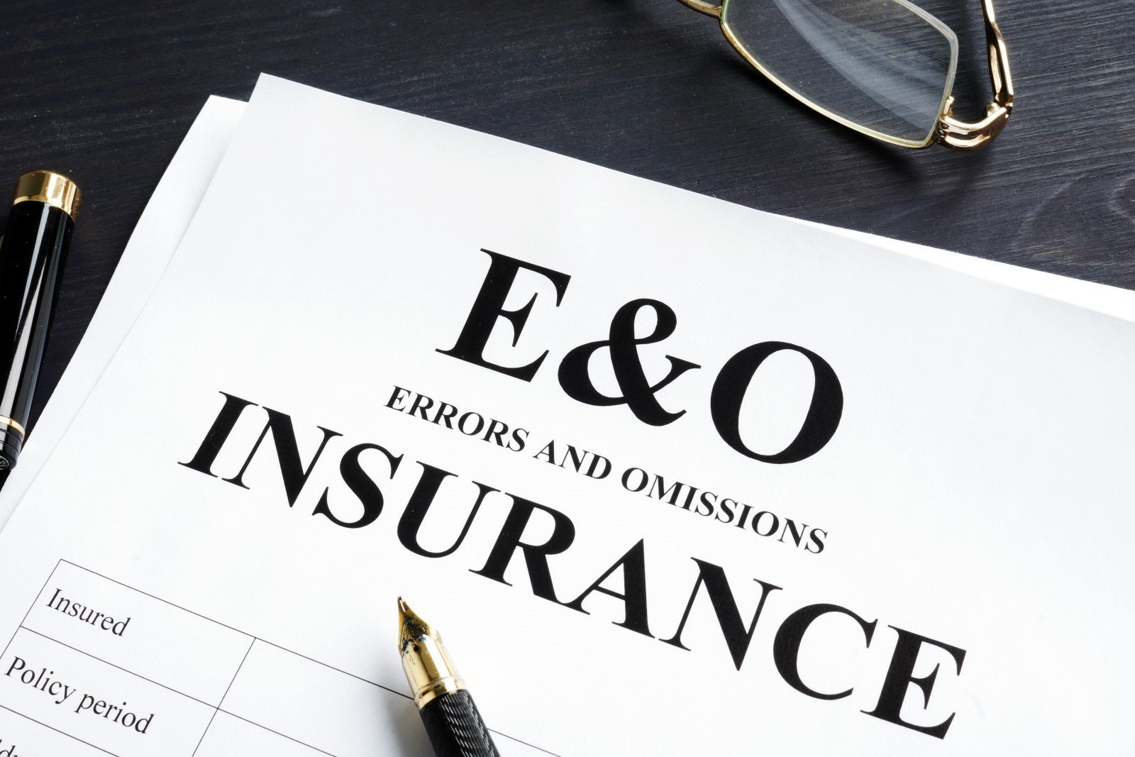 Errors and Omissions Insurance Document for loan signing agents and notaries