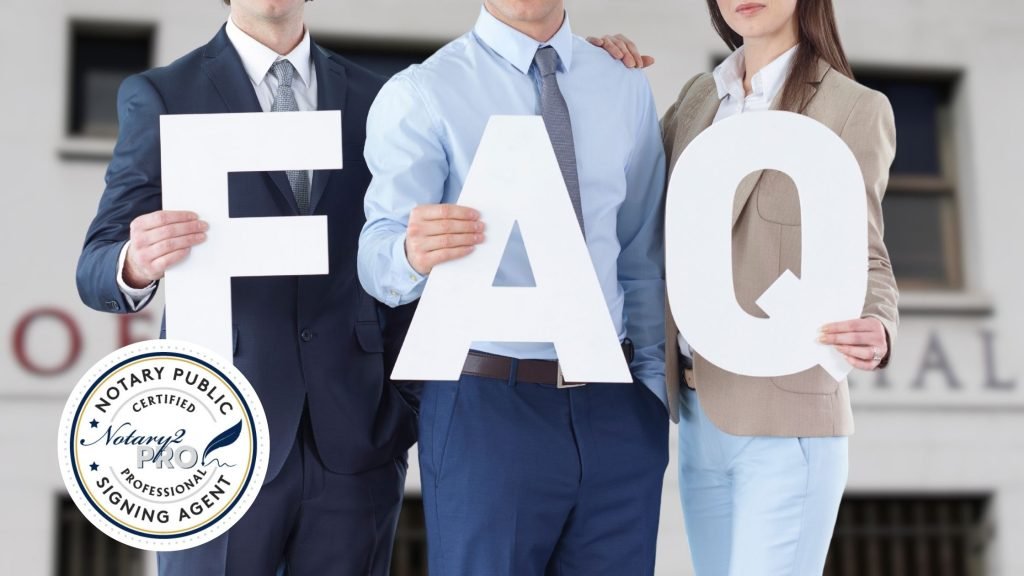 Notary2Pro - FAQ