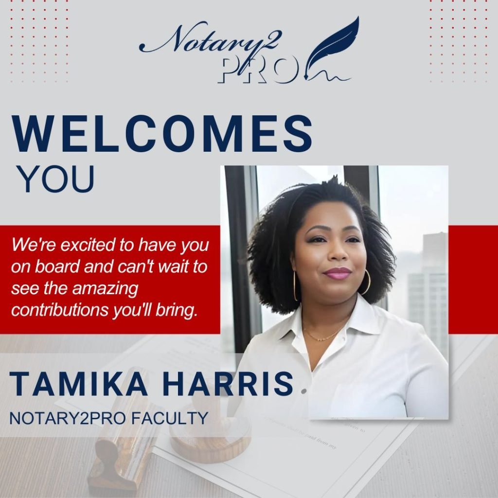 Newly hired faculty members of Notary2Pro.