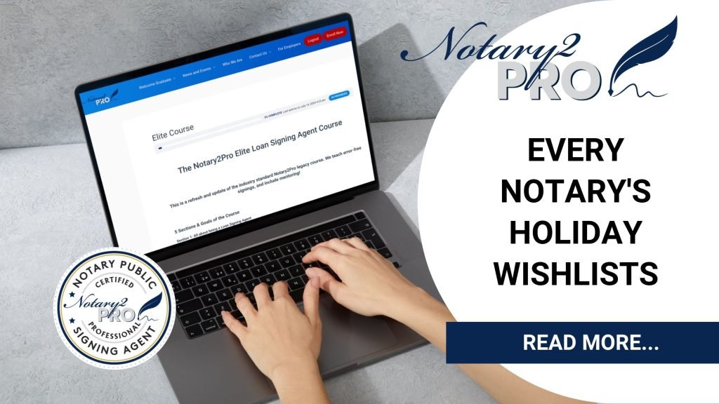 every notary's holiday wishlists